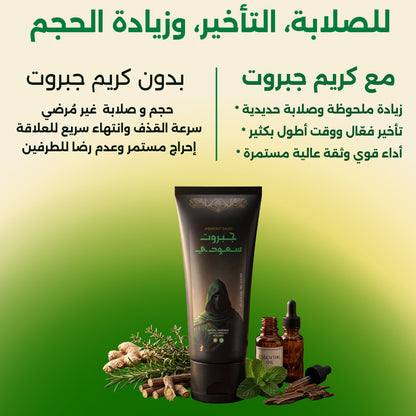 كريم الجبروت للرجال – لتأخير وتعزيز طبيعي
